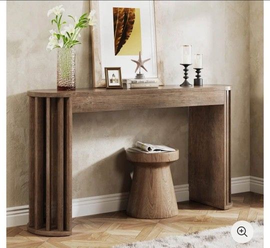 XK00684. 59" Console Table, Modern Accent Table Sofa Table