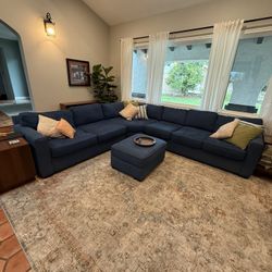 Blue Sectional Sofa