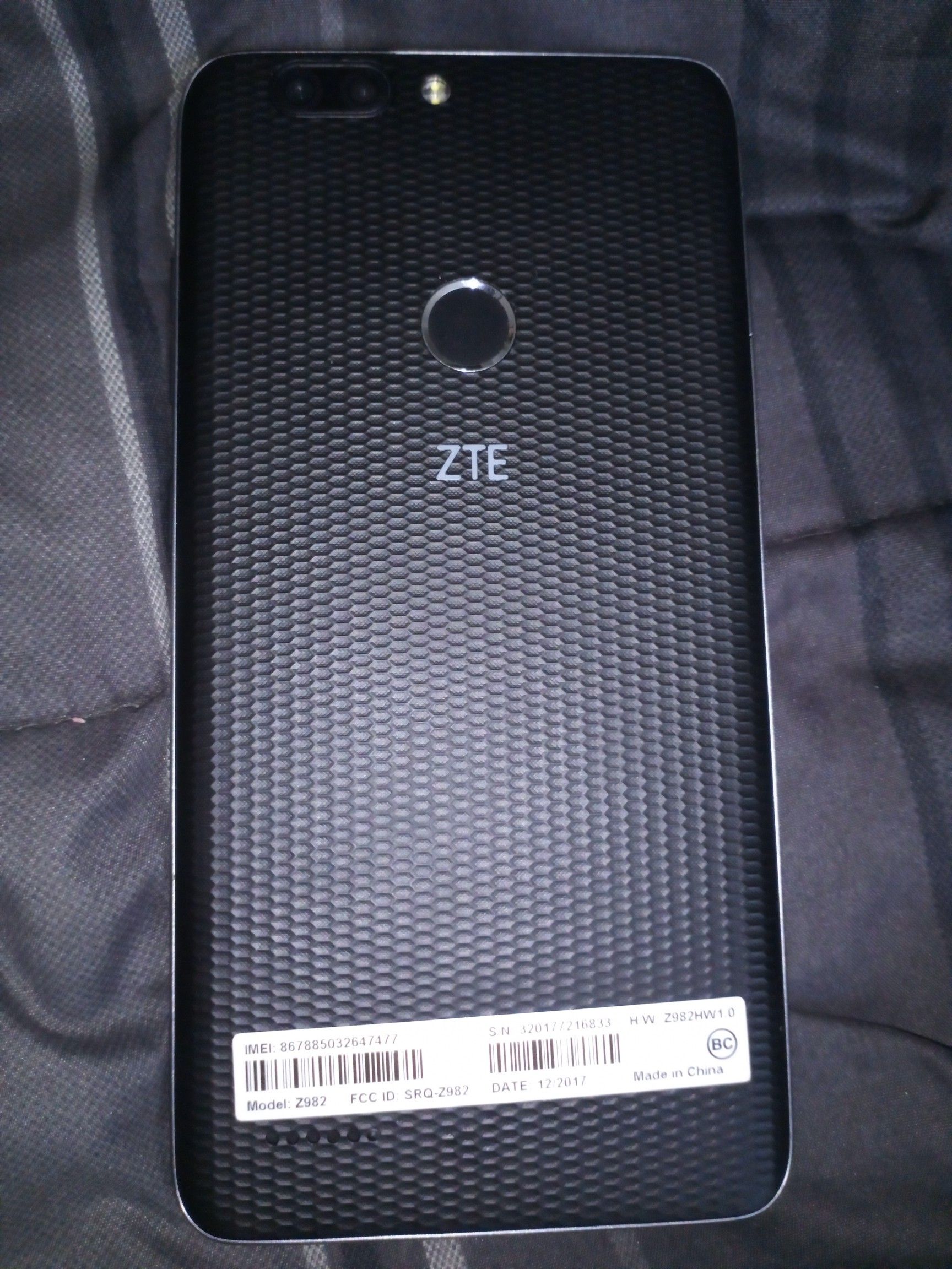 "Brand New ZTE ZBLADE MAX Smartphone."