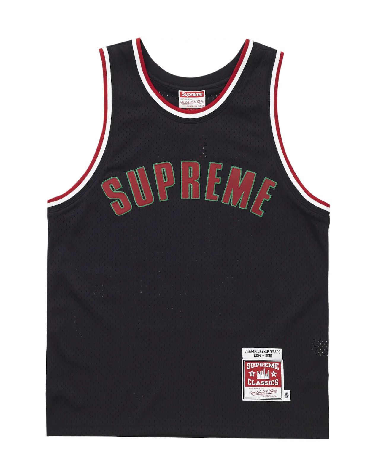 SUPREME/MITCHELL&NESS BASKETBALL JERSEY