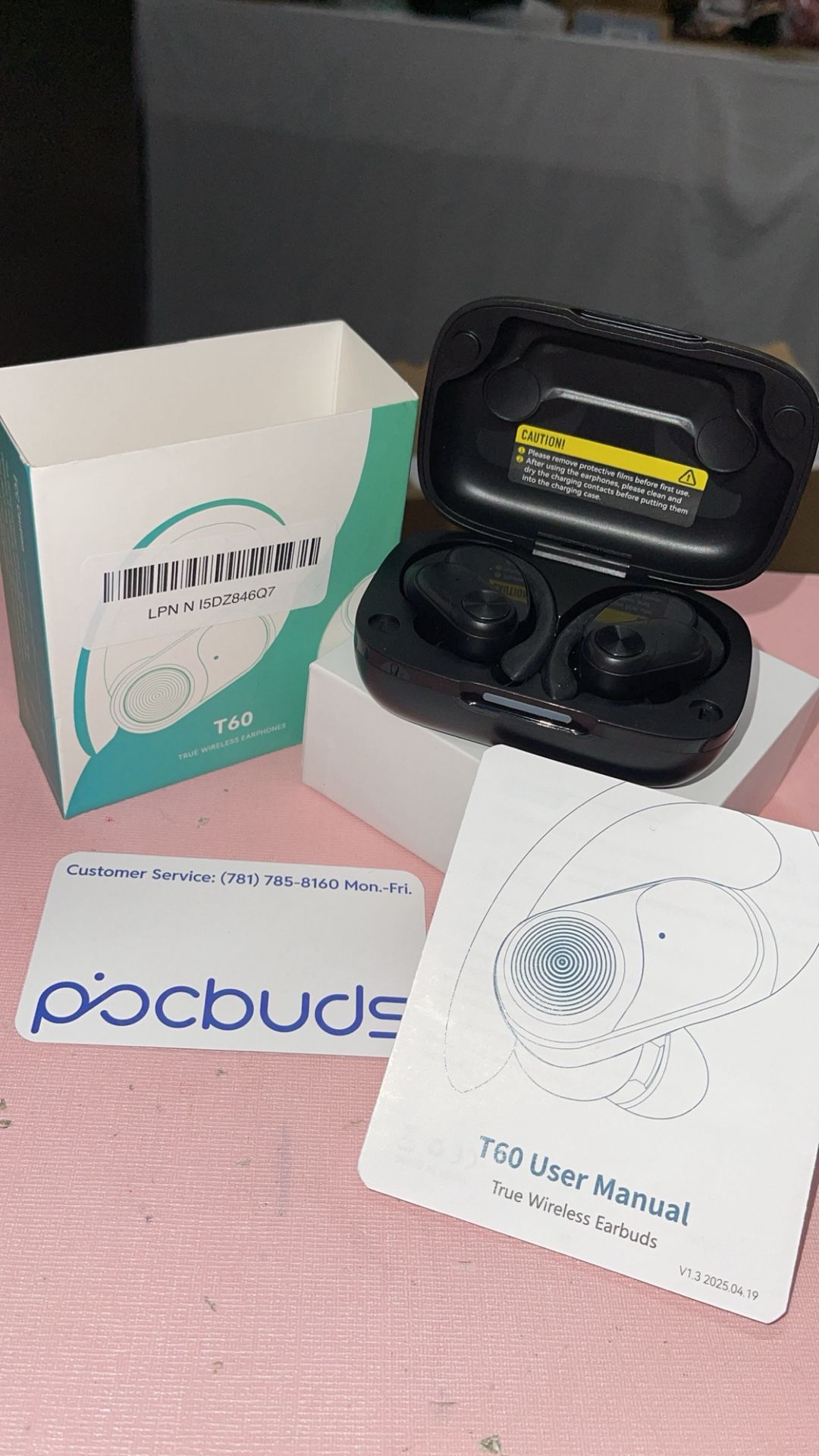 PocBuds Bluetooth Headphones Wireless Earbuds