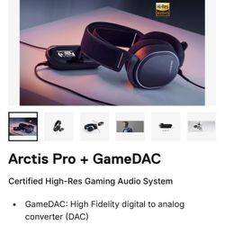 Steel Series Arctis Pro + Game DAC 