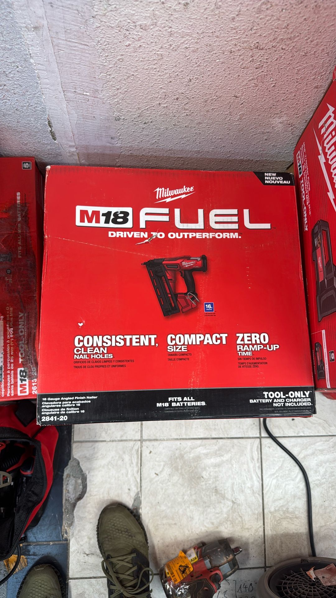 Milwaukee 16 Ga Finish Nailer Milwaukee M18 15 Ga Finish Nailer $200 Each. Yes It Is New Unit