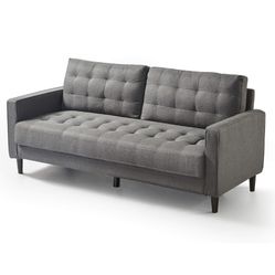 ZINUS Benton Sofa Couch, Dark Blue-Grey