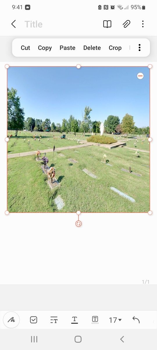 Single Cemetary Plot For Sale