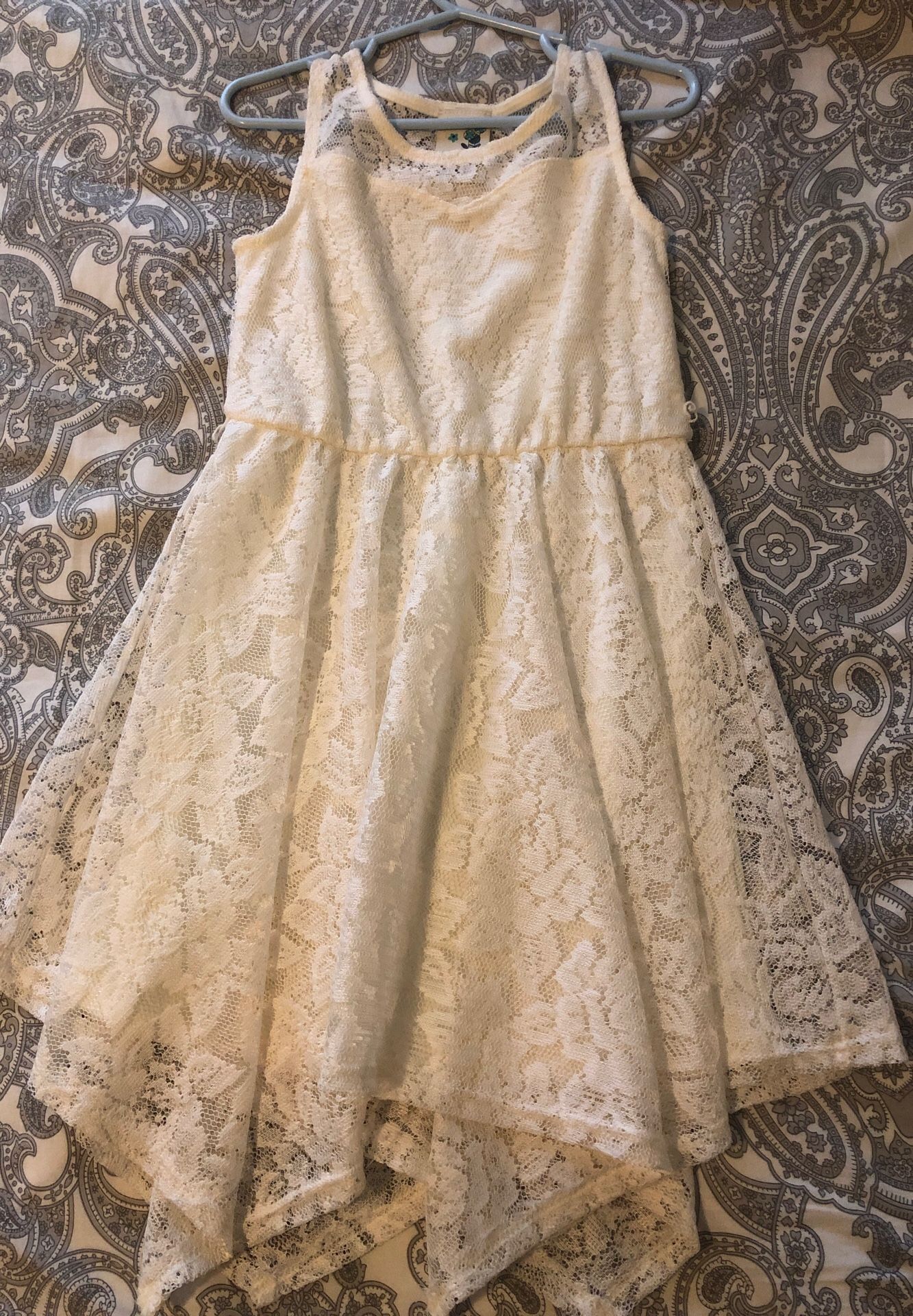 White brand new dress size 5T