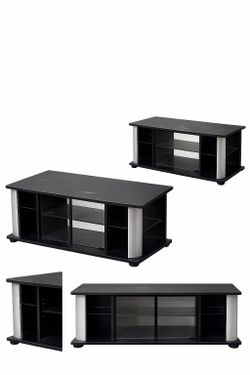 📺 Modern Black TV Stand / Entertainment Center by Tech Craft