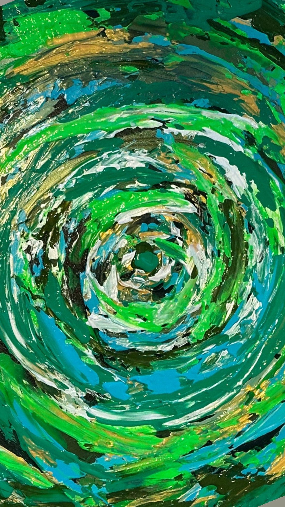 24x24” Acrylic Paint On Canvas. Original