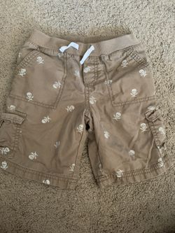Tan Skeleton 4T boy shorts