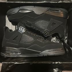 Jordan 4 Black Cat, Size 8.5, New 