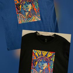 T-shirts featuring local art