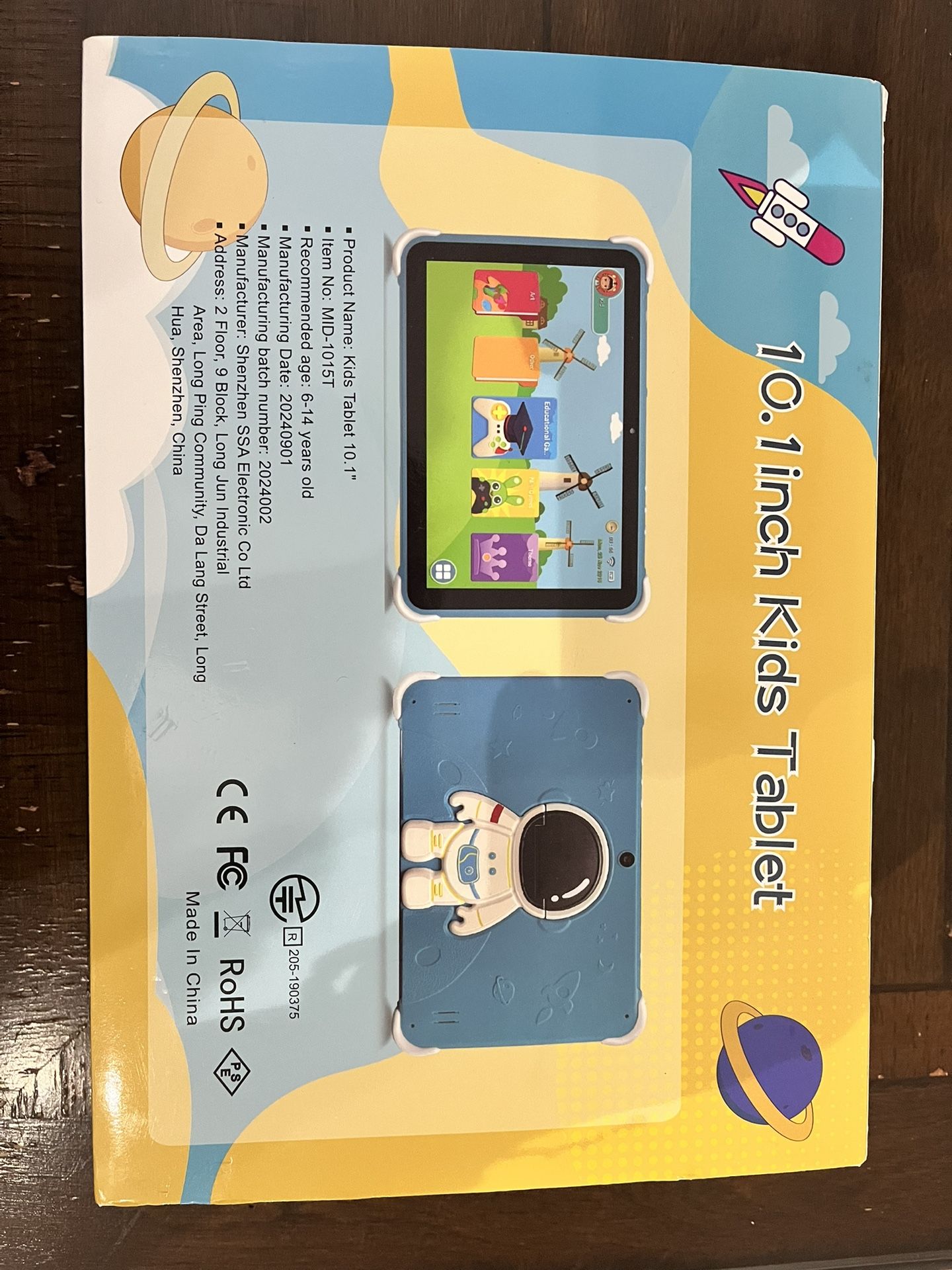 TBBSC 10.1 inch Kids Tablet