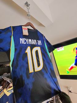 Neymar Brazil jersey Blue
