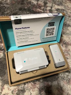 Flume Smart Home Water Monitor & Water Leak Detector F2100