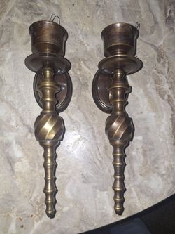 Gatco solid brass wall sconces