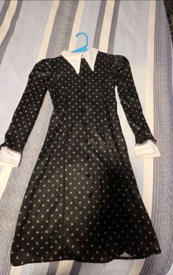 Wednesday Addams Costume 7/8 girl Size