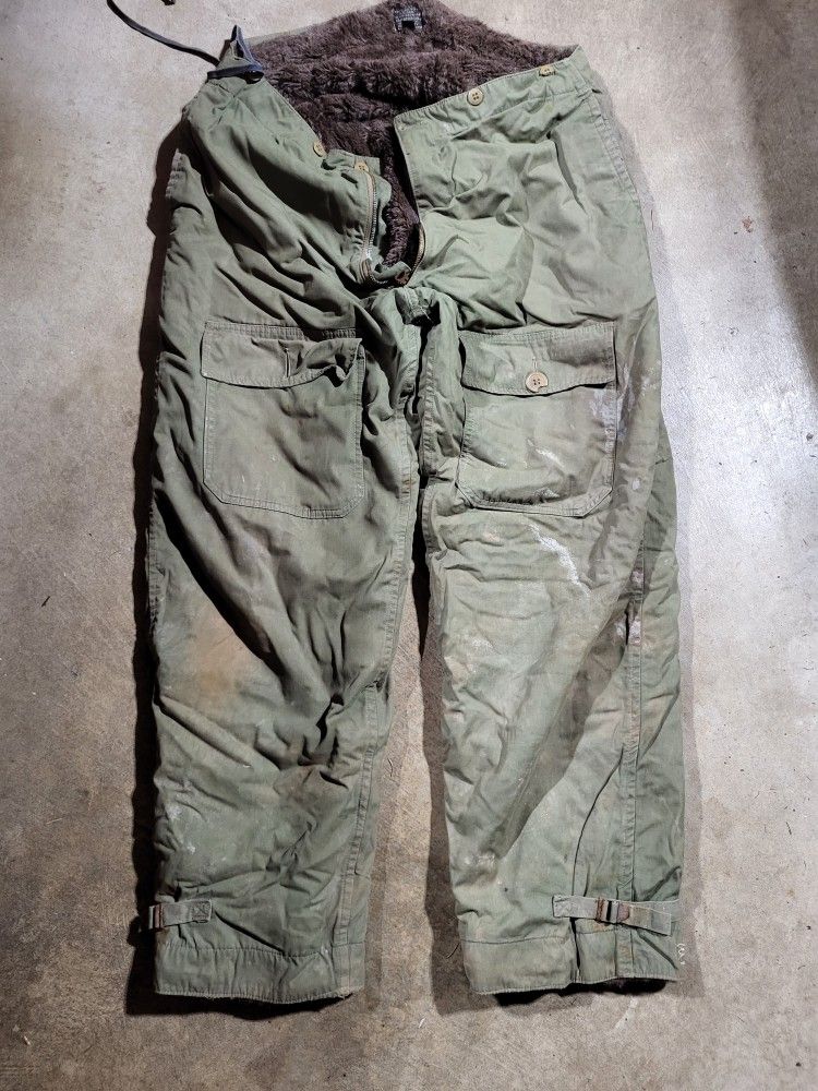 US ARMY Fur Lined Pants