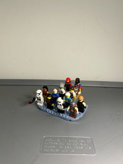 LEGO Minifigure Lot of 13 Mixed Characters Star Wars Super Heroes Bundle
