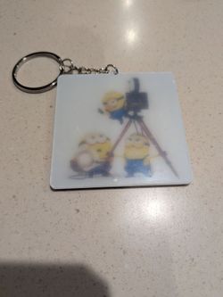Minions and monsters amc keychain