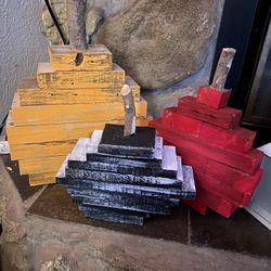 Wooden Pumpkin Decor