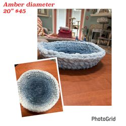 Ombre Pet bed, soft and flexible