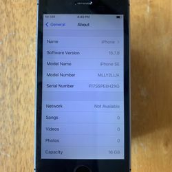 iphone SE 16gb / *Unlocked 