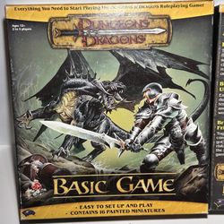 2004 Dungeons & Dragons Basic Game empty replacement box only