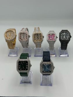 Watch luxury moissanite