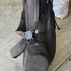KVV Lightweight Golf Stand Bag with 7 Way Full-Length Dividers, 5 Zippered Pockets