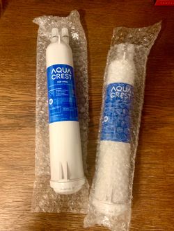 Brand New (Set of 2) AQUACREST Inline Water Filters - Factory Sealed