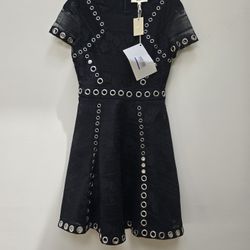 Maje Dress Black Size 36 (Xs). New With Tags 