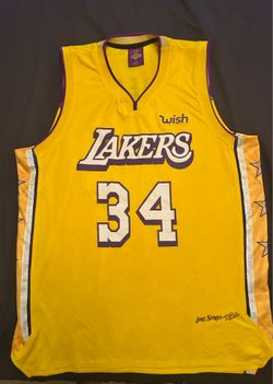Los Angeles Lakers Shaq O'Neal Lore Series Jersey #34 XL Wish