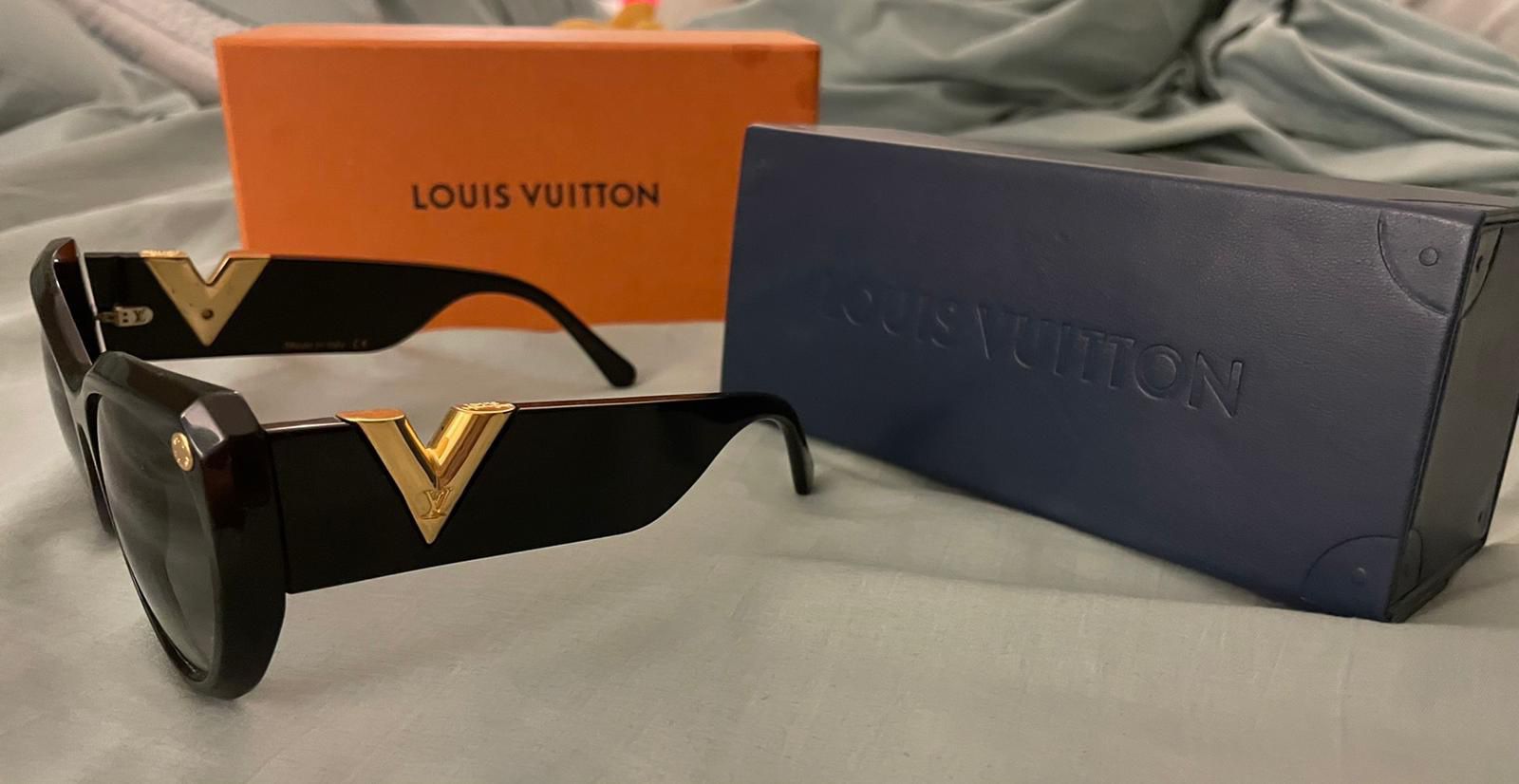 Louis Vuitton My Fair Lady Studs Oversize Sunglasses - Black Sunglasses,  Accessories - LOU755430