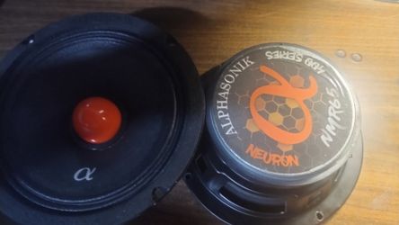 Alphasonik Neuron 400 series 6.5" car audio speaker  pair NMR65