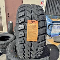 33x12.50R20 RDR RD6 M/T 10 ply new 4 tires LT 33" 20" LLANTAS Finance Available