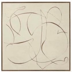 Large Minimalist Abstract Wall Art Canvas – Modern Neutral Home Decor (30”*30”)