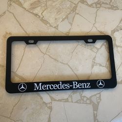 Mercedes License Plate Cover