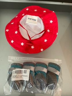 Top Paw Americana Dog Bucket Hat S/M