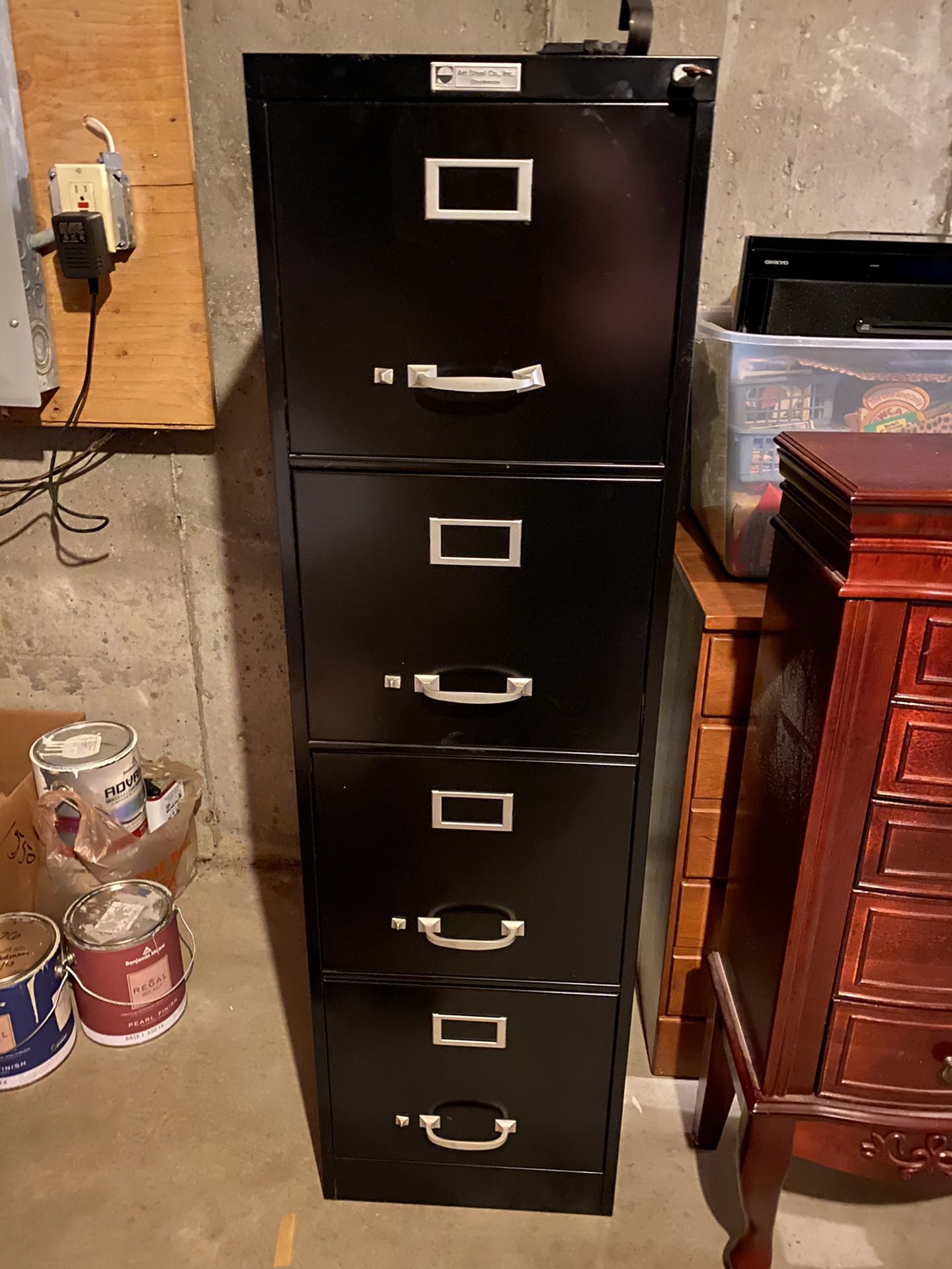 Vertical File Cabinet with 4 drawers