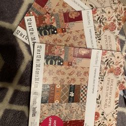 48 Sheets Of 12x12 Scrapbooking Paper