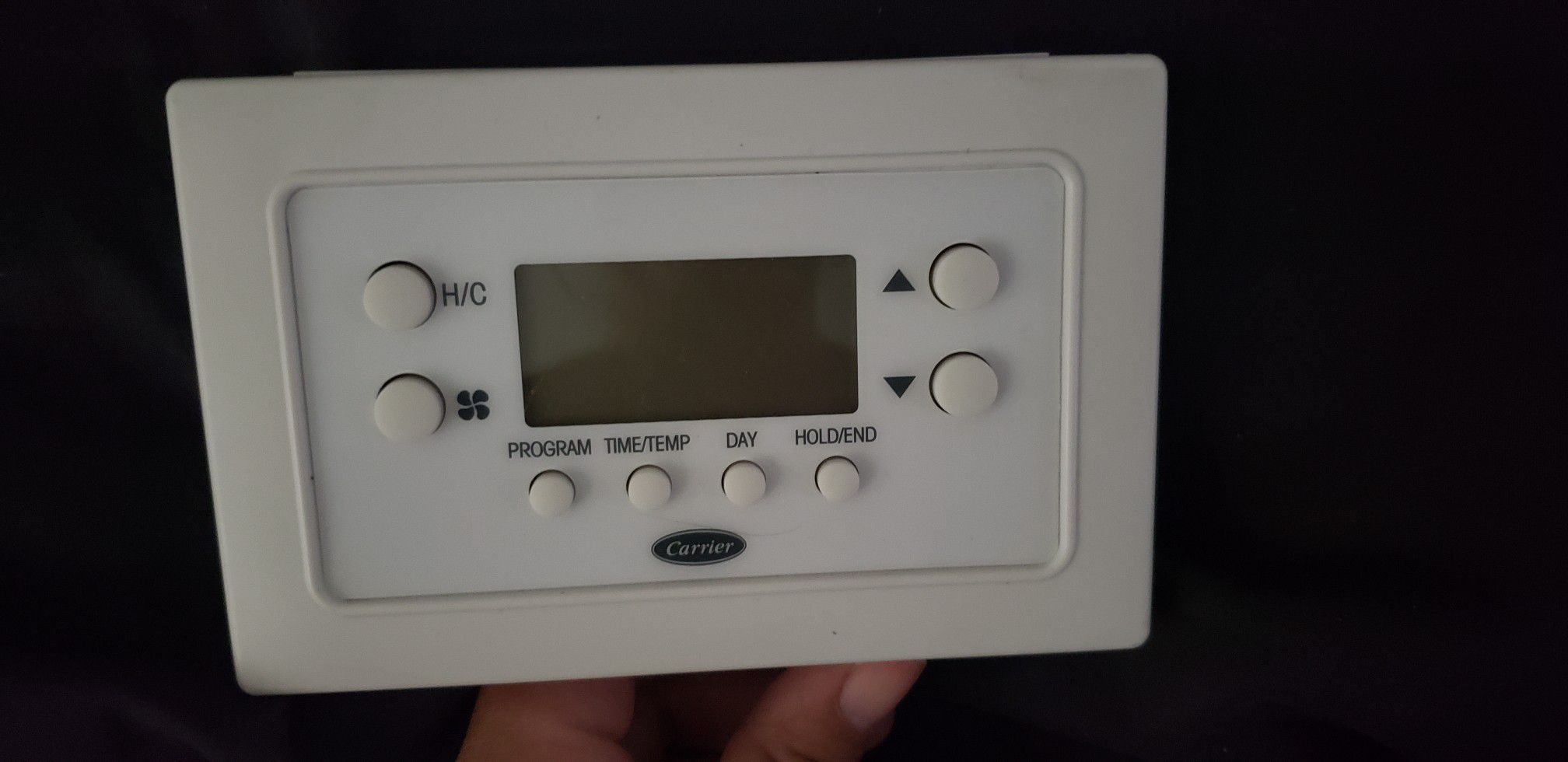 Carrier programmable thermostat