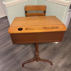 Antique School Desk