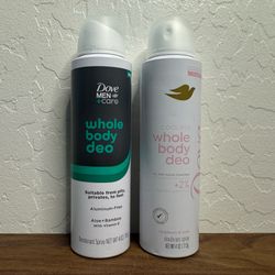 Dove whole body deodorant bundle