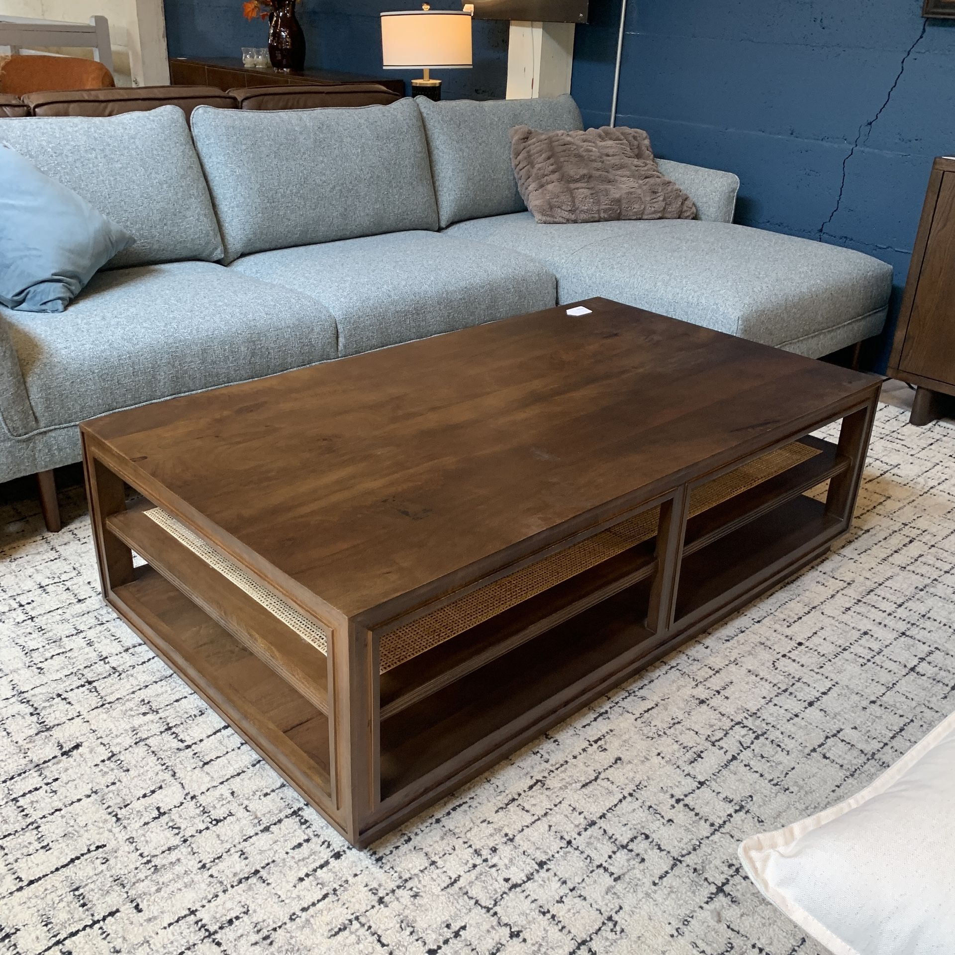 Crayne Shelved Coffee Table