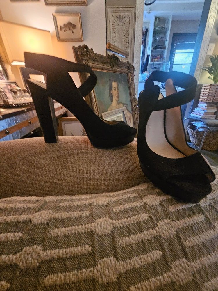 If Only I Could Wear These Gorgeous Suede Very High Heeled Slingback