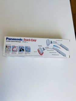 Panasonic Reach Easy Variable Speed Massager. Soothing heat. Extendible. Variable speed. Powerful massage. New. Never used.Still in original packaging for Sale in Cliffside Park NJ OfferUp