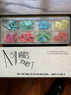 What’s Yours Vintage Glass Markers