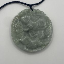 Light Green, Jade Rabbit, Pendant Necklace