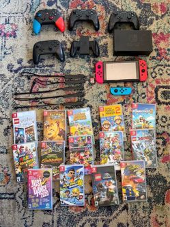 Nintendo switch bundle 14 games plus more