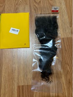 New 16” 4x4 HD Lace Closure Human Hair Deep Wave - Deep Black